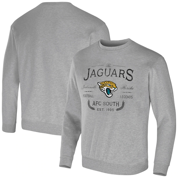 Men's Jacksonville Jaguars Gray Darius Rucker Collection Pullover Sweatshirt